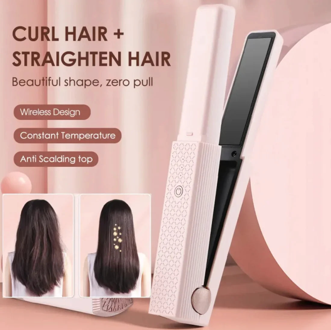 Compact USB Hair Straightener