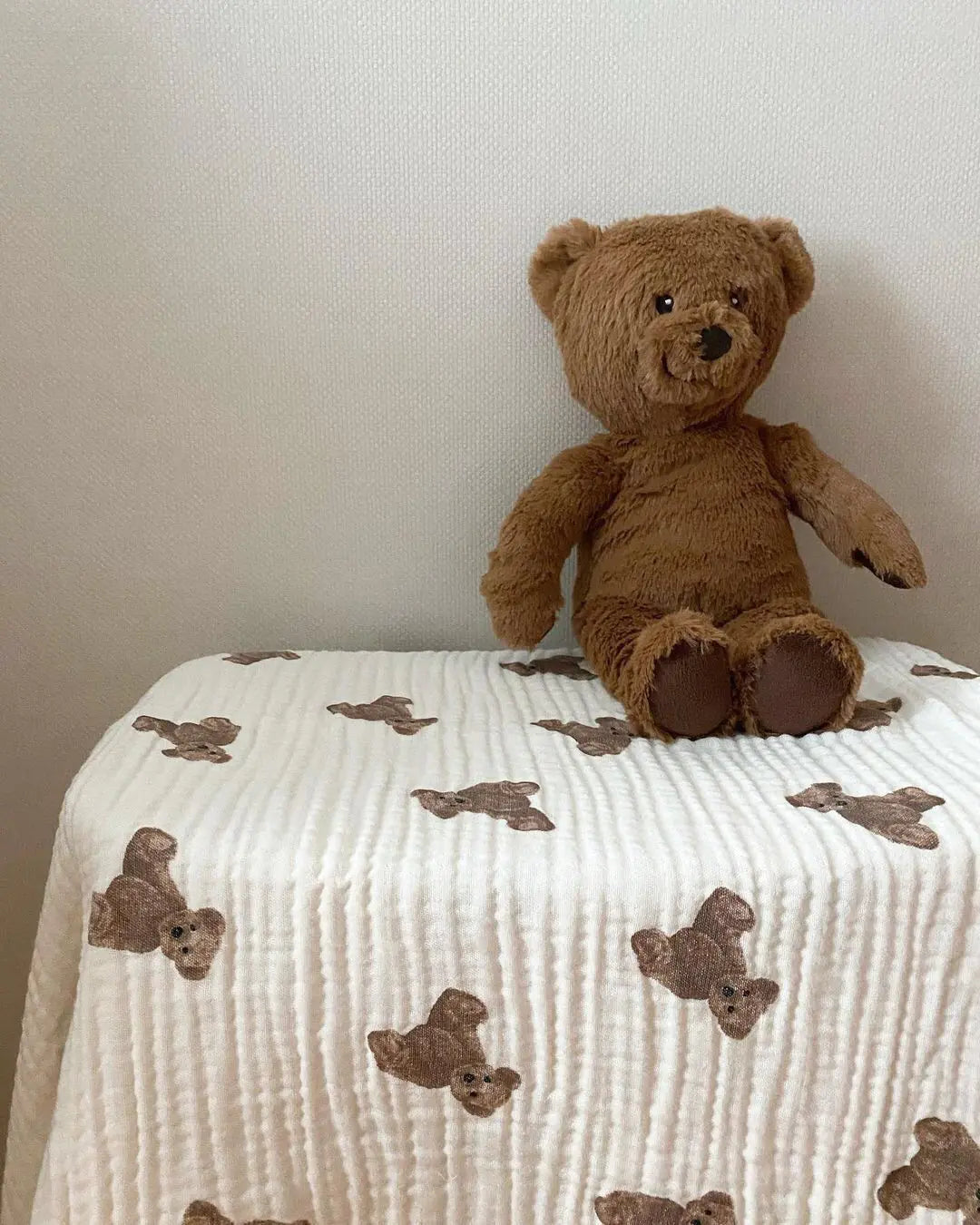Korean Spring 2021 Kids Double Layer Bear Blanket